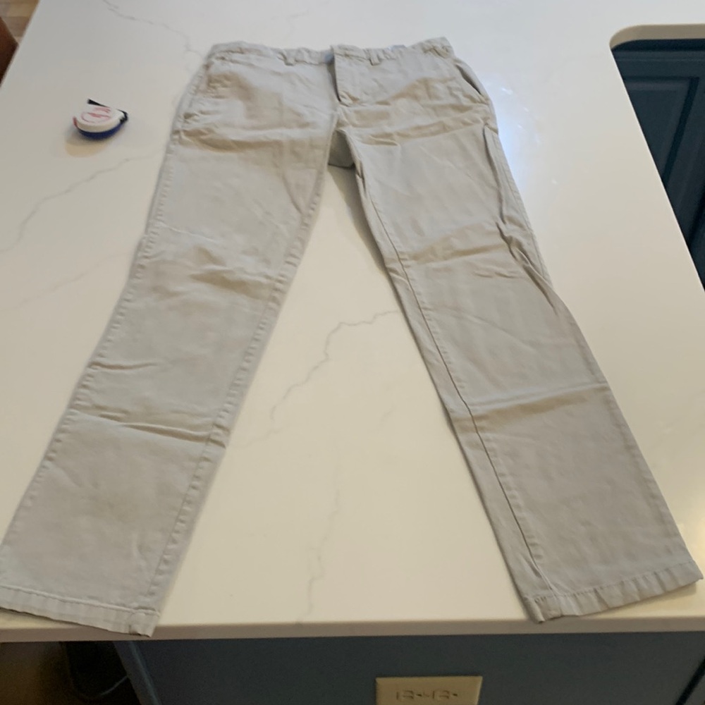 Old navy 30x32 ultimate slim khakis- light stone color.